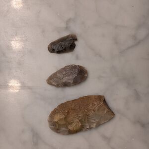 Set of Three Stone Artifacts